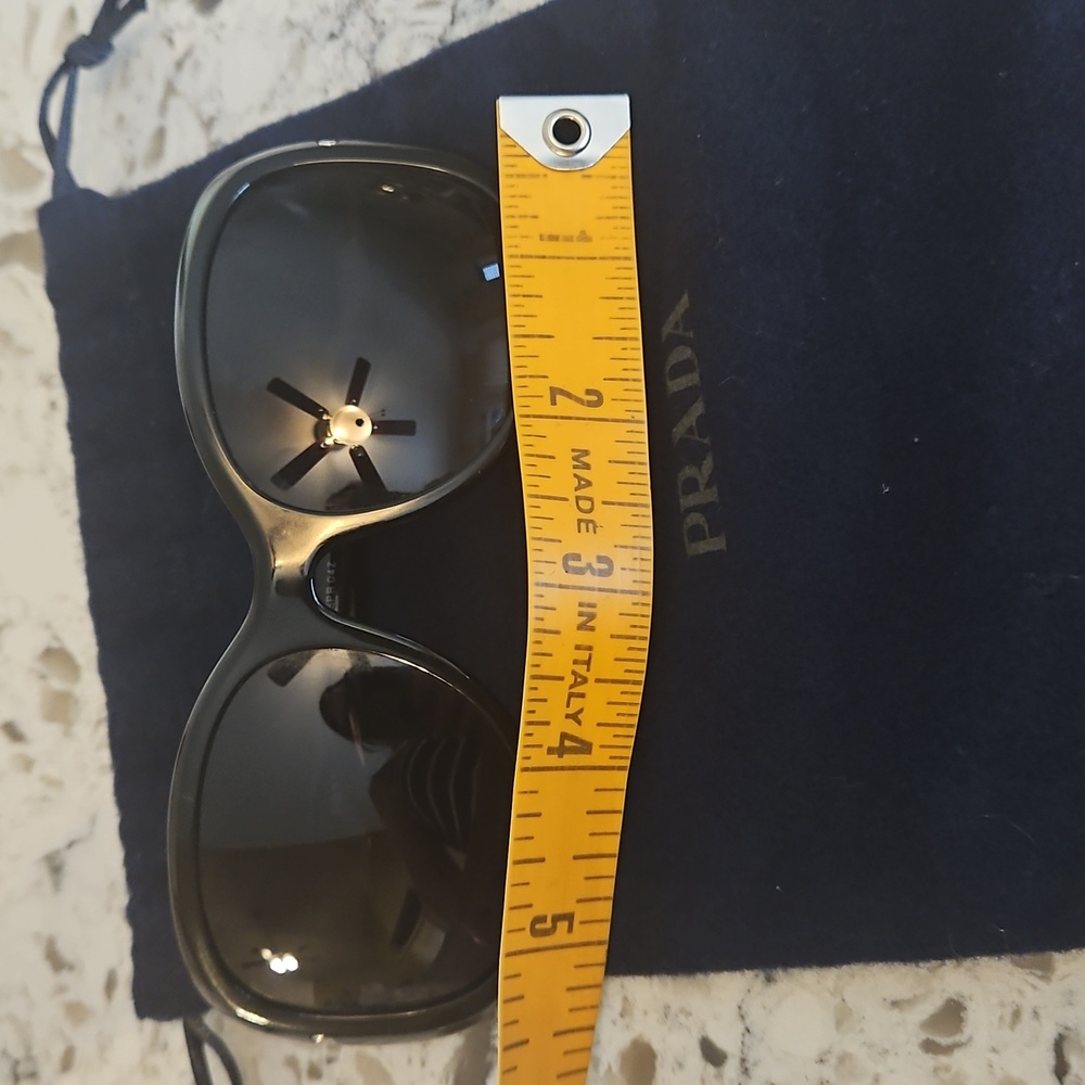 Prada Black Polarized Sunglasses with Full Inclusion - Picture 11 of 11